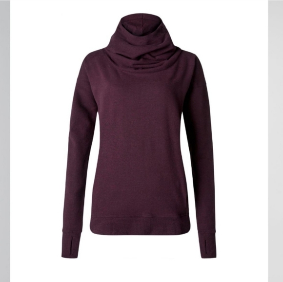 Lululemon Stress Less Hoodie- Heathered Bordeaux Drama - Picture 4 of 14